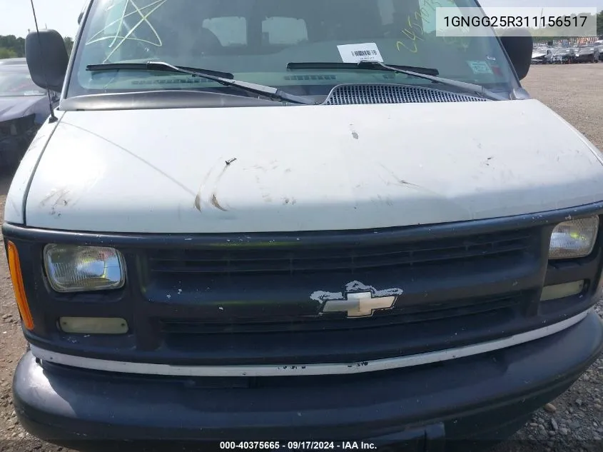 1GNGG25R311156517 2001 Chevrolet Express