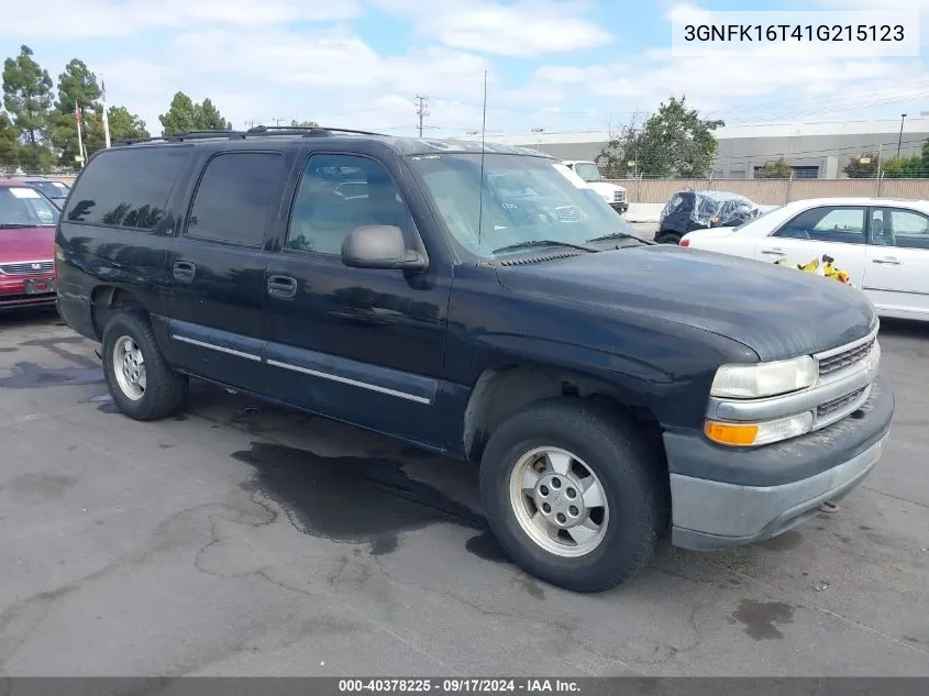 2001 Chevrolet Suburban 1500 Ls VIN: 3GNFK16T41G215123 Lot: 40378225