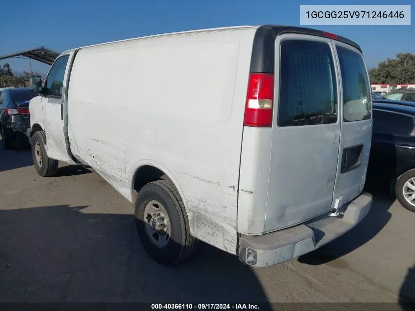 2007 Chevrolet Express Work Van VIN: 1GCGG25V971246446 Lot: 40366110