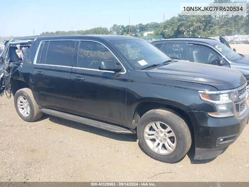 2015 Chevrolet Suburban 1500 Lt VIN: 1GNSKJKC7FR620534 Lot: 40329963