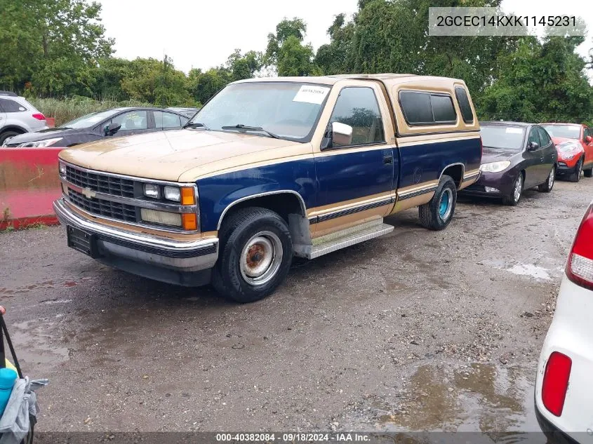 2GCEC14KXK1145231 1989 Chevrolet Gmt-400 C1500