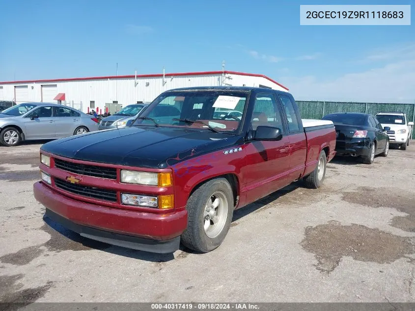 1994 Chevrolet Gmt-400 C1500 VIN: 2GCEC19Z9R1118683 Lot: 40317419