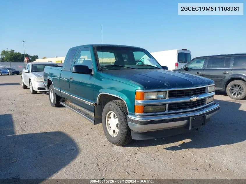 1996 Chevrolet Gmt-400 C1500 VIN: 2GCEC19M6T1108981 Lot: 40315726