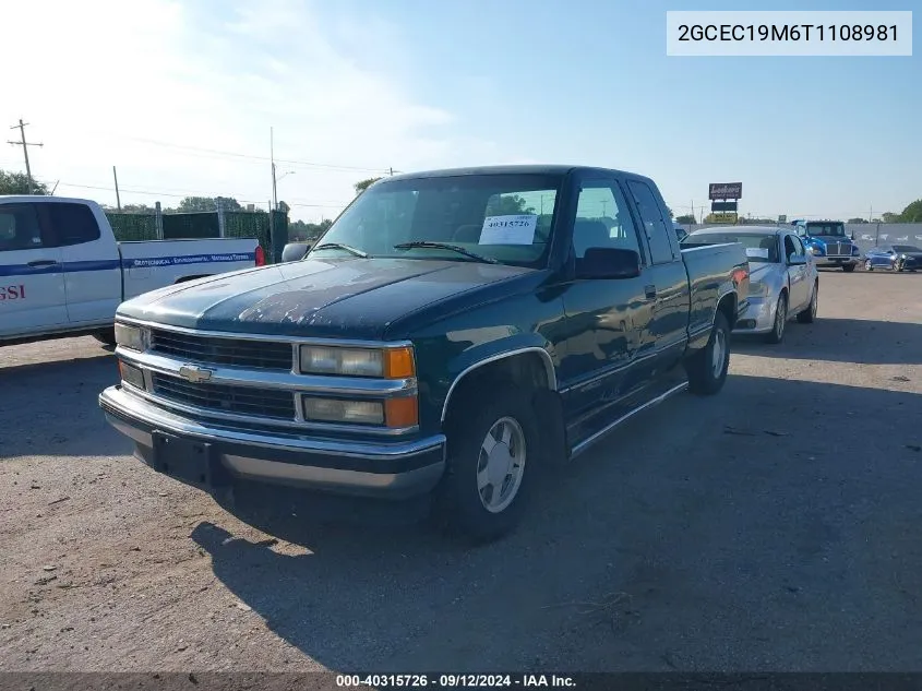 1996 Chevrolet Gmt-400 C1500 VIN: 2GCEC19M6T1108981 Lot: 40315726