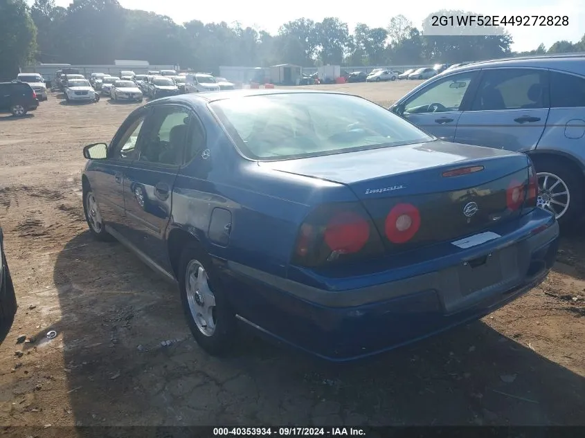 2004 Chevrolet Impala VIN: 2G1WF52E449272828 Lot: 40353934