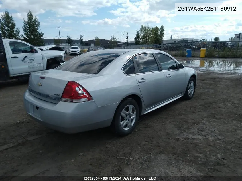 2G1WA5EK2B1130912 2011 Chevrolet Impala