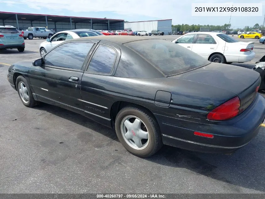 1995 Chevrolet Monte Carlo Z34 VIN: 2G1WX12X9S9108320 Lot: 40260797