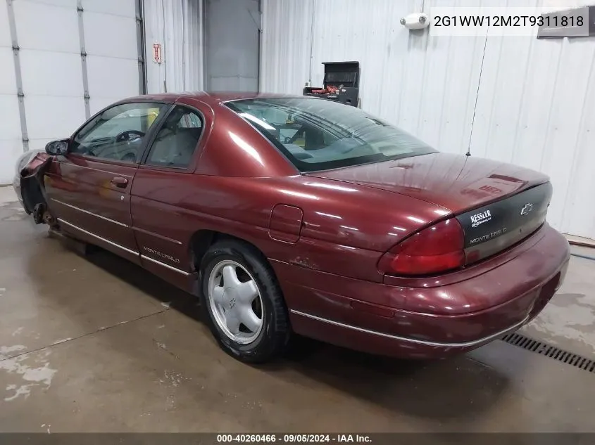 2G1WW12M2T9311818 1996 Chevrolet Monte Carlo Ls