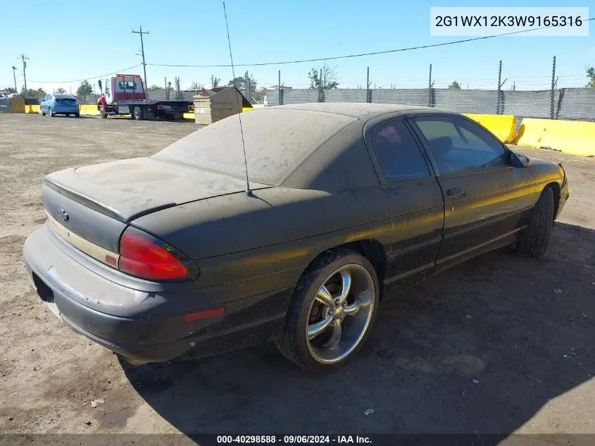 2G1WX12K3W9165316 1998 Chevrolet Monte Carlo Z34 Cmi