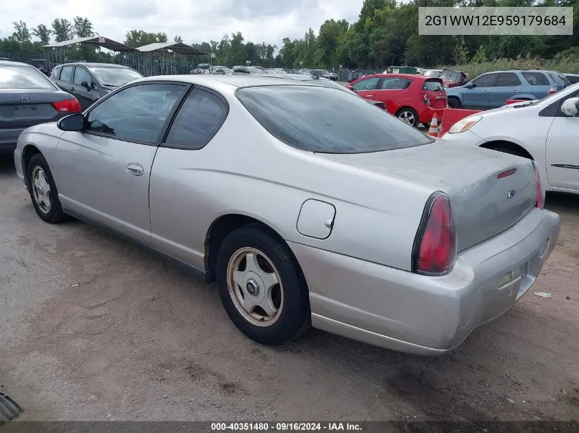 2005 Chevrolet Monte Carlo Ls VIN: 2G1WW12E959179684 Lot: 40351480