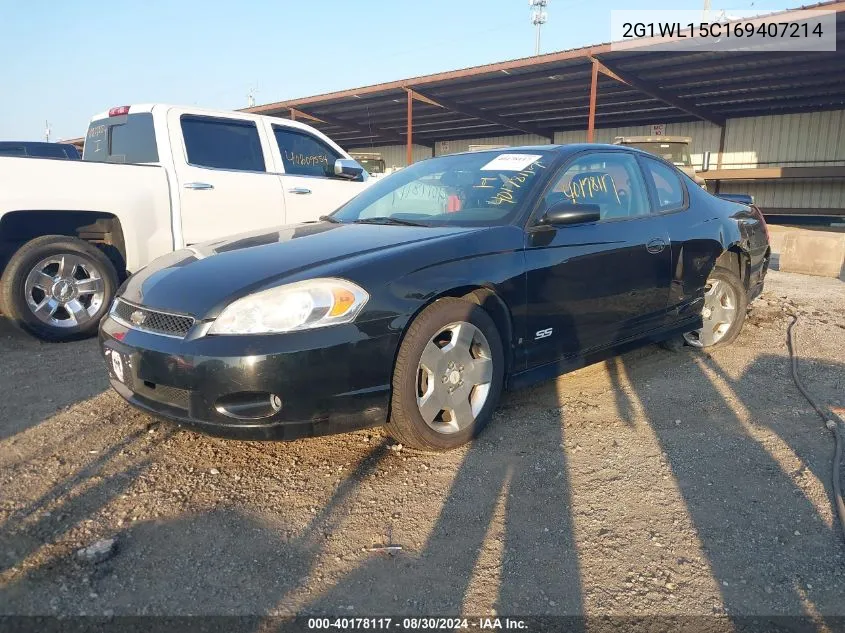 2006 Chevrolet Monte Carlo Ss VIN: 2G1WL15C169407214 Lot: 40178117