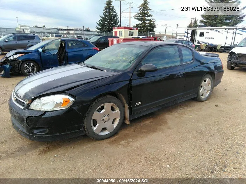 2007 Chevrolet Monte Carlo Ss VIN: 2G1WL16C379188028 Lot: 30044950