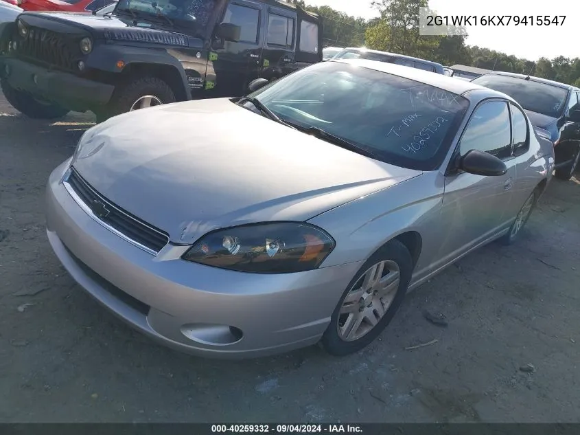 2G1WK16KX79415547 2007 Chevrolet Monte Carlo Lt