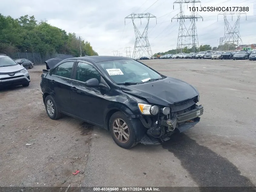 2012 Chevrolet Sonic 2Lt VIN: 1G1JC5SH0C4177388 Lot: 40369680