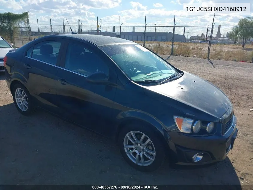 2013 Chevrolet Sonic Lt Auto VIN: 1G1JC5SHXD4168912 Lot: 40357276