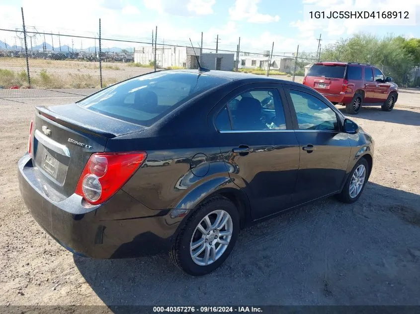 1G1JC5SHXD4168912 2013 Chevrolet Sonic Lt Auto