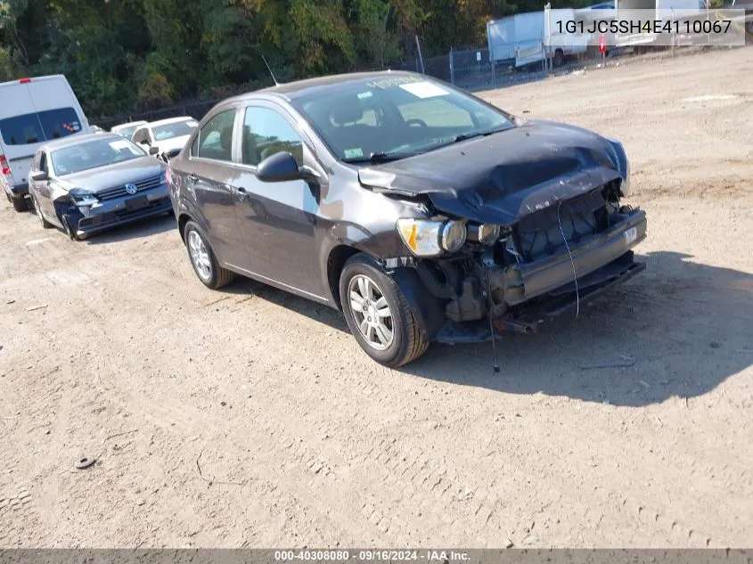 2014 Chevrolet Sonic Lt Auto VIN: 1G1JC5SH4E4110067 Lot: 40308080