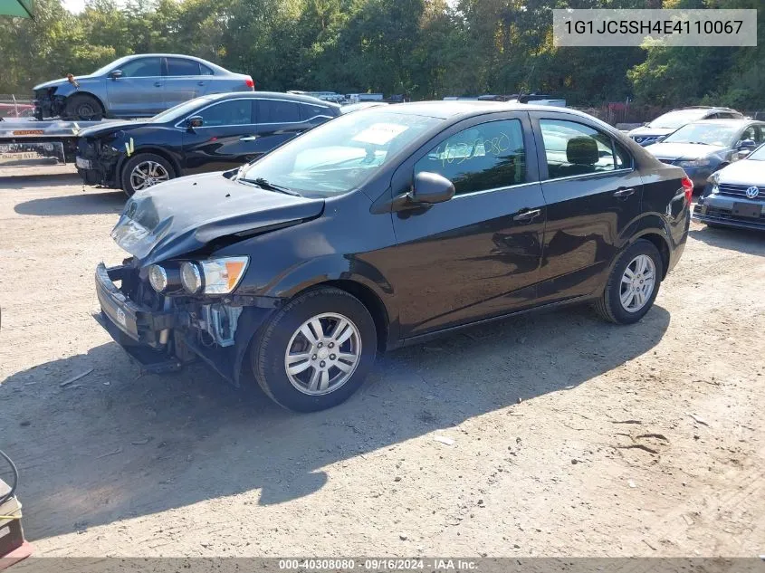 2014 Chevrolet Sonic Lt Auto VIN: 1G1JC5SH4E4110067 Lot: 40308080