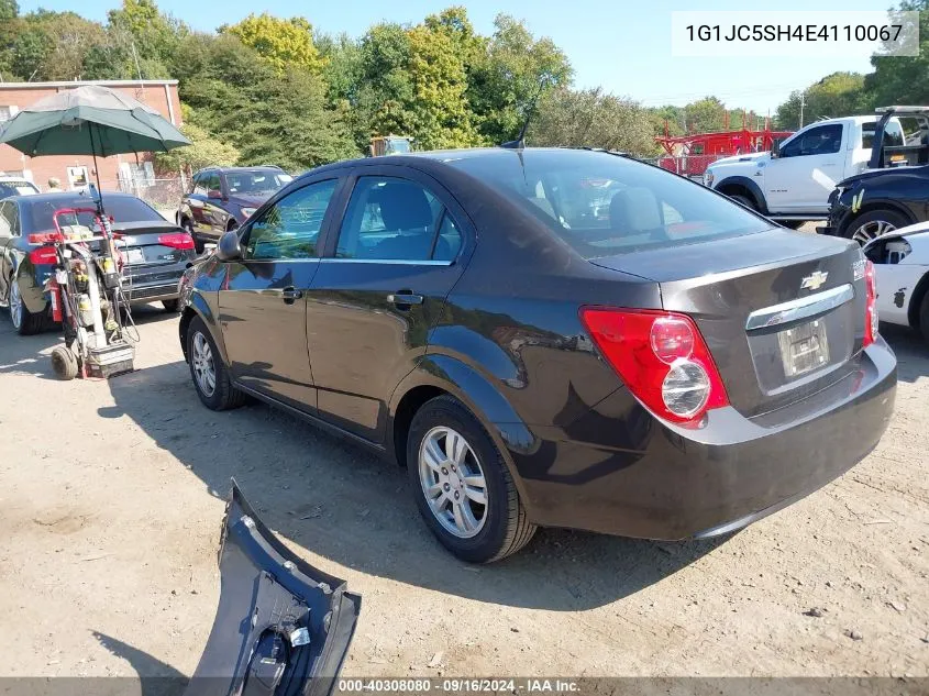 2014 Chevrolet Sonic Lt Auto VIN: 1G1JC5SH4E4110067 Lot: 40308080