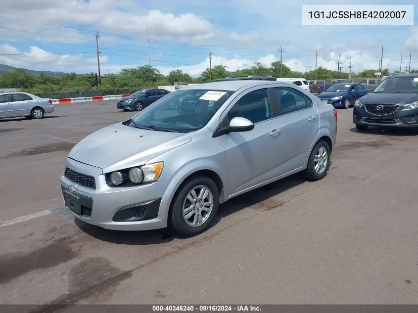 2014 Chevrolet Sonic Lt Auto VIN: 1G1JC5SH8E4202007 Lot: 40346240