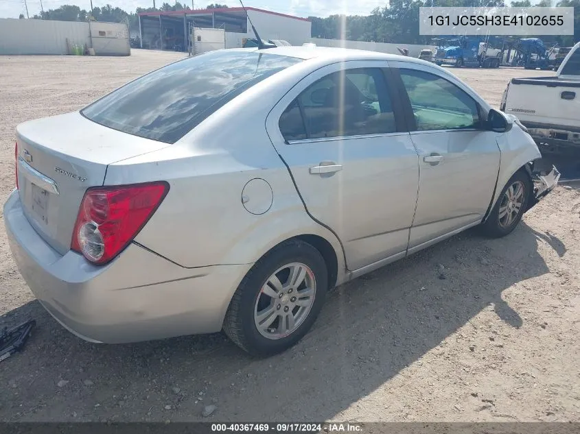 1G1JC5SH3E4102655 2014 Chevrolet Sonic Lt Auto