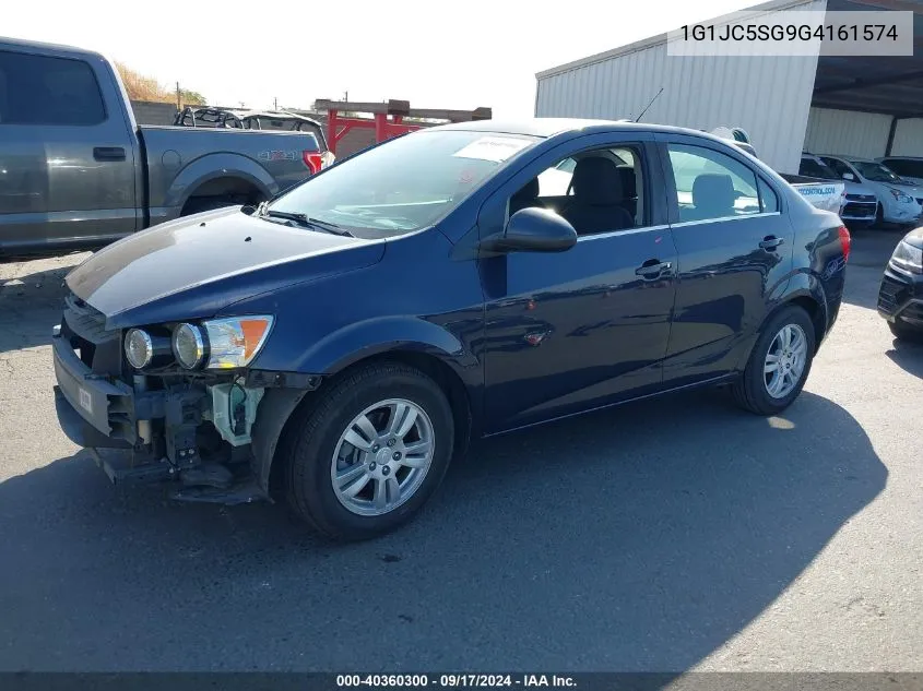 2016 Chevrolet Sonic Lt Auto VIN: 1G1JC5SG9G4161574 Lot: 40360300