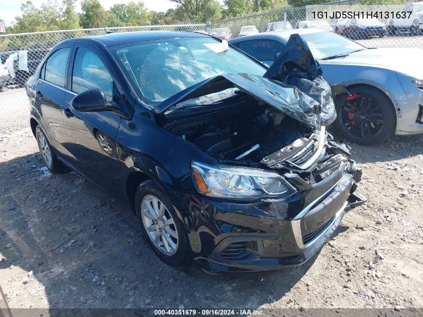 1G1JD5SH1H4131637 2017 Chevrolet Sonic Lt Auto