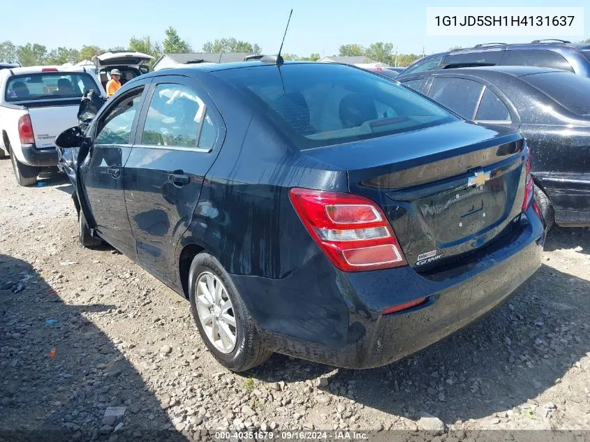 1G1JD5SH1H4131637 2017 Chevrolet Sonic Lt Auto