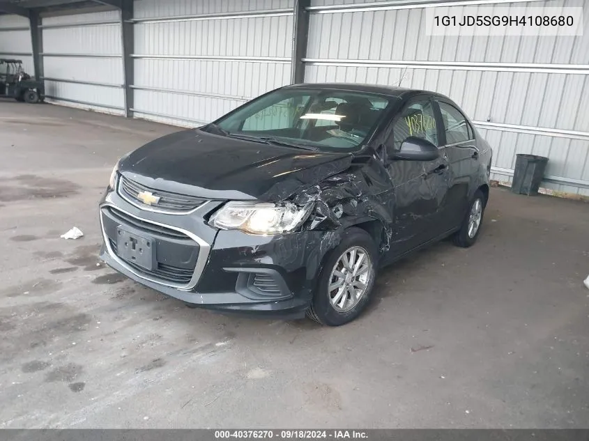 2017 Chevrolet Sonic Lt VIN: 1G1JD5SG9H4108680 Lot: 40376270