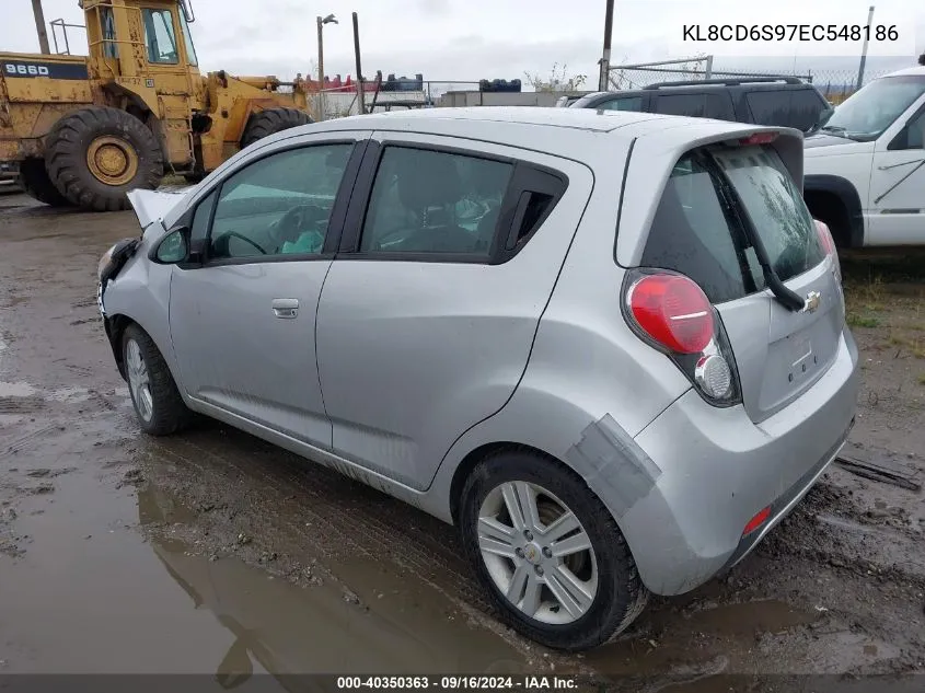 2014 Chevrolet Spark 1Lt Auto VIN: KL8CD6S97EC548186 Lot: 40350363