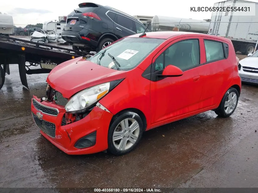 KL8CD6S92EC554431 2014 Chevrolet Spark 1Lt Auto