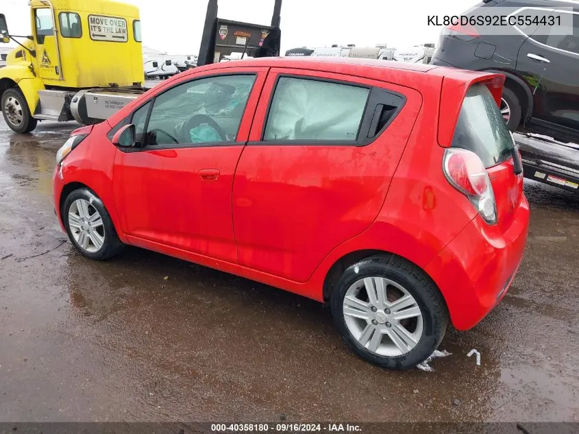 KL8CD6S92EC554431 2014 Chevrolet Spark 1Lt Auto