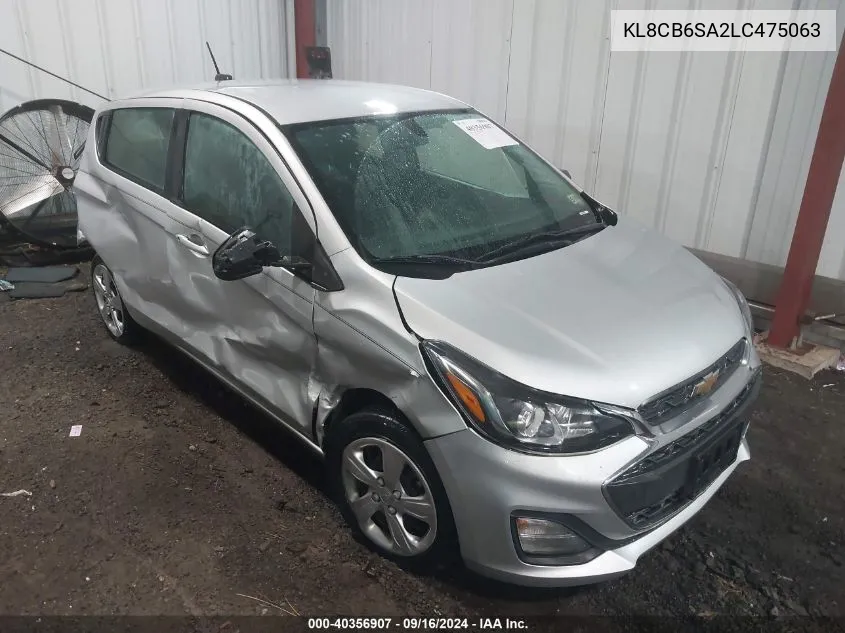 KL8CB6SA2LC475063 2020 Chevrolet Spark Fwd Ls Automatic