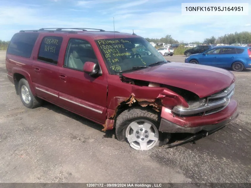 1GNFK16T95J164951 2005 Chevrolet Suburban