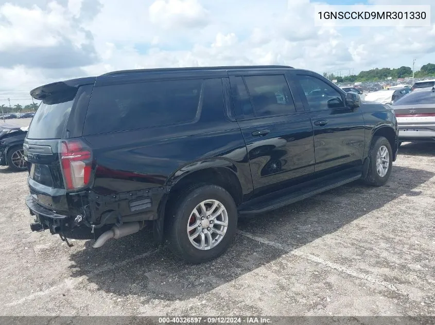 2021 Chevrolet Suburban C1500 Lt VIN: 1GNSCCKD9MR301330 Lot: 40326597