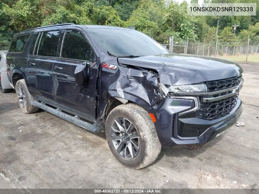 2022 Chevrolet Suburban 4Wd Z71 VIN: 1GNSKDKD5NR129338 Lot: 40302721