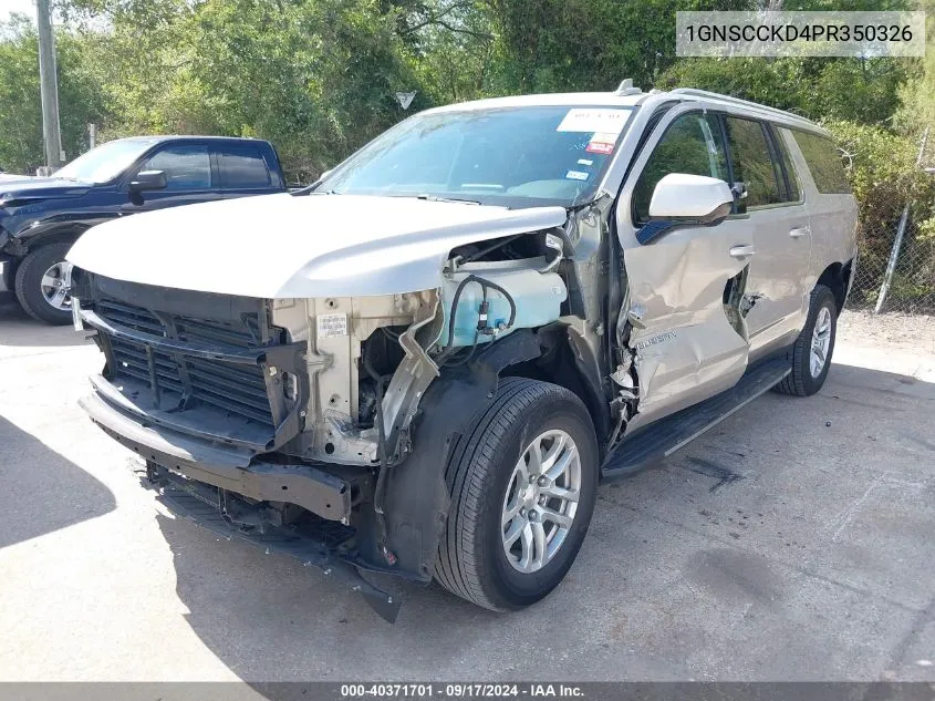 2023 Chevrolet Suburban 2Wd Lt VIN: 1GNSCCKD4PR350326 Lot: 40371701