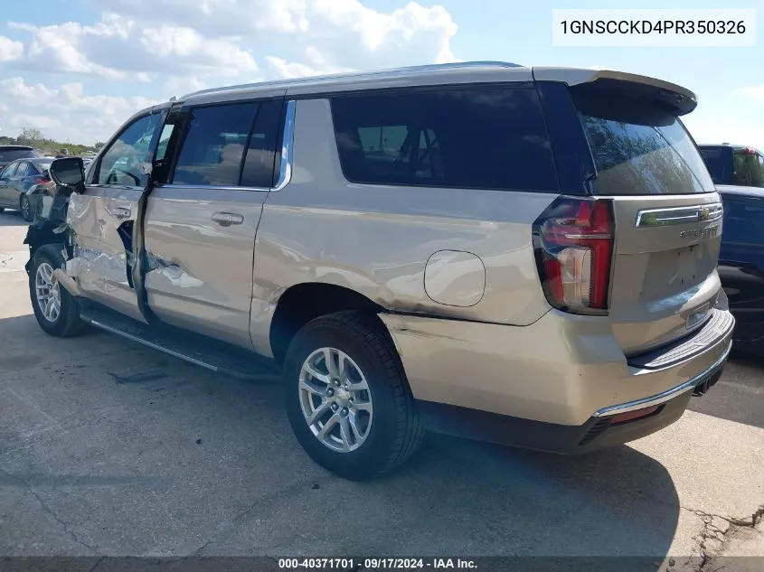 2023 Chevrolet Suburban 2Wd Lt VIN: 1GNSCCKD4PR350326 Lot: 40371701