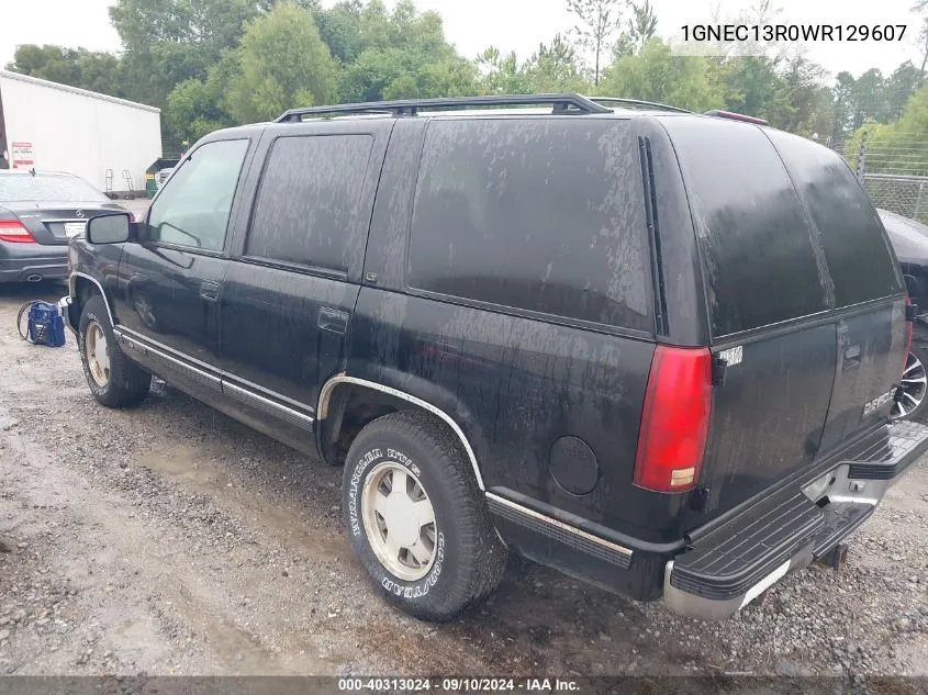 1998 Chevrolet Tahoe C1500 VIN: 1GNEC13R0WR129607 Lot: 40313024