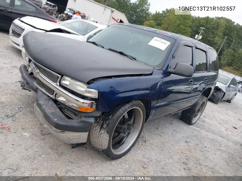 2001 Chevrolet Tahoe C1500 VIN: 1GNEC13T21R102557 Lot: 40372696