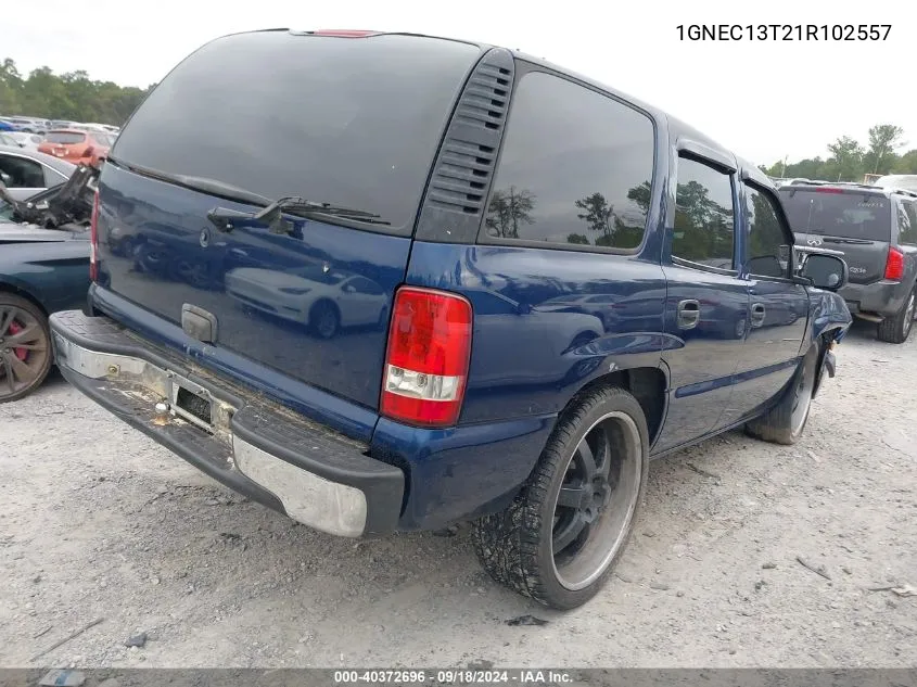 2001 Chevrolet Tahoe C1500 VIN: 1GNEC13T21R102557 Lot: 40372696