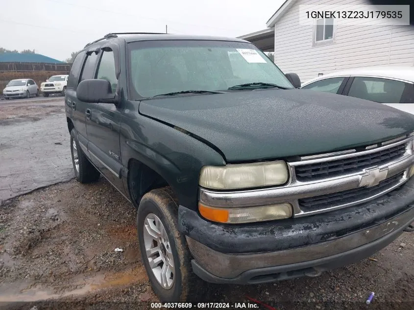 2003 Chevrolet Tahoe Ls VIN: 1GNEK13Z23J179535 Lot: 40376609