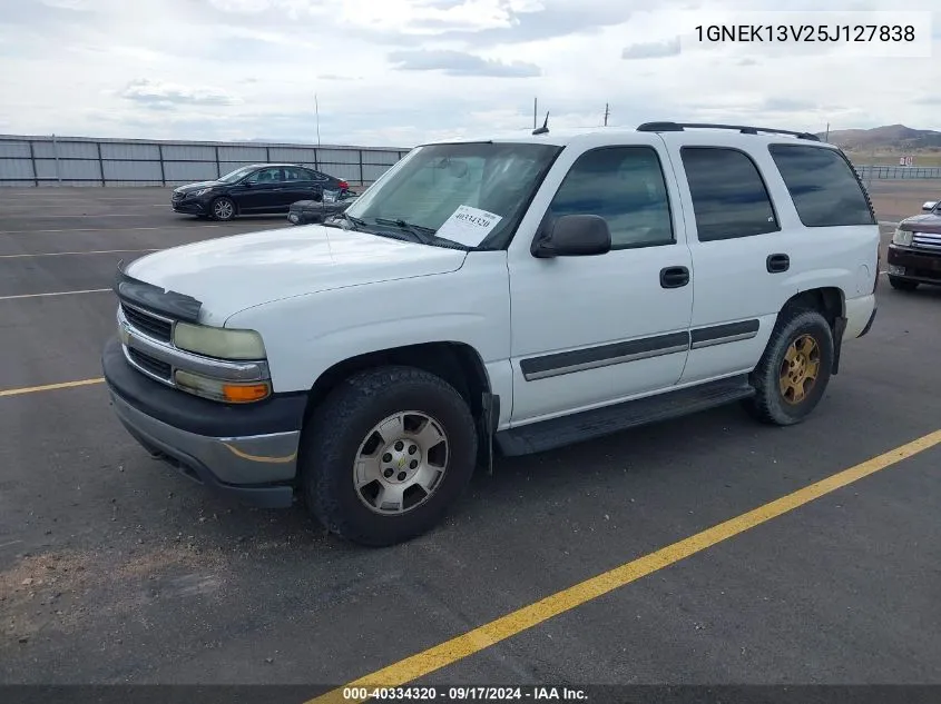 1GNEK13V25J127838 2005 Chevrolet Tahoe Ls