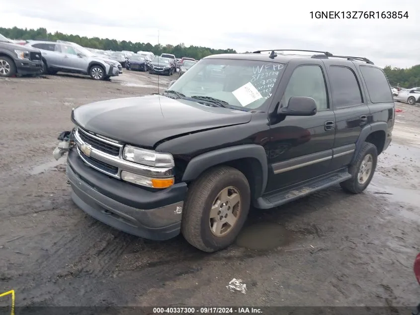 2006 Chevrolet Tahoe Lt VIN: 1GNEK13Z76R163854 Lot: 40337300