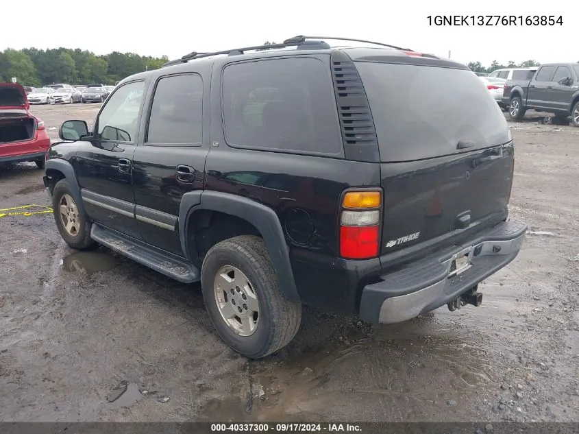 2006 Chevrolet Tahoe Lt VIN: 1GNEK13Z76R163854 Lot: 40337300