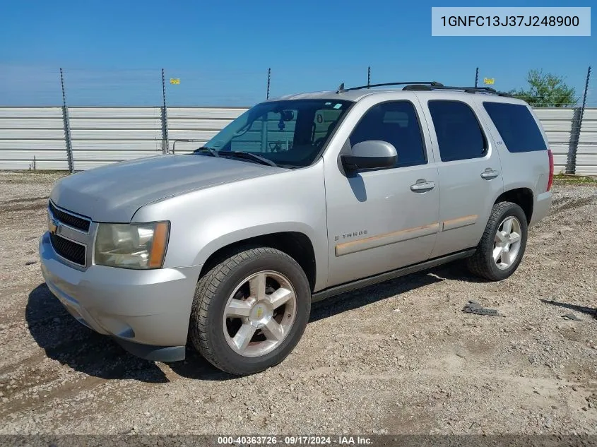 2007 Chevrolet Tahoe Ltz VIN: 1GNFC13J37J248900 Lot: 40363726