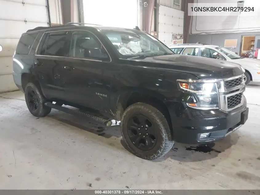 1GNSKBKC4HR279294 2017 Chevrolet Tahoe Lt