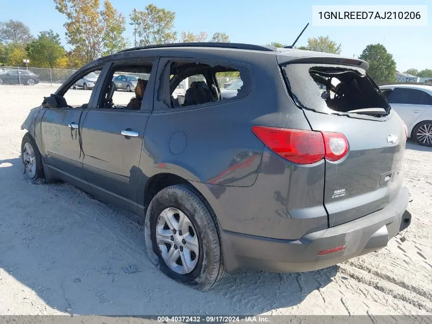 1GNLREED7AJ210206 2010 Chevrolet Traverse Ls