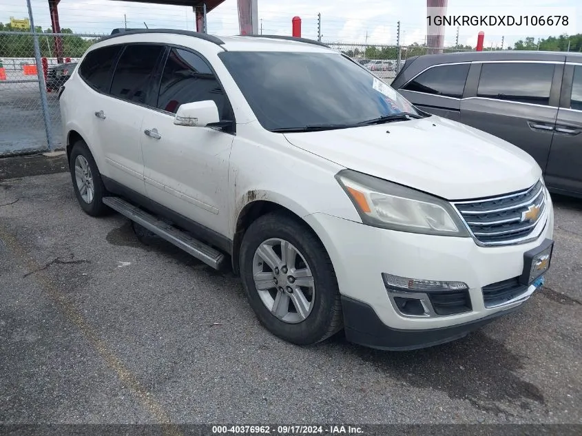 2013 Chevrolet Traverse 1Lt VIN: 1GNKRGKDXDJ106678 Lot: 40376962