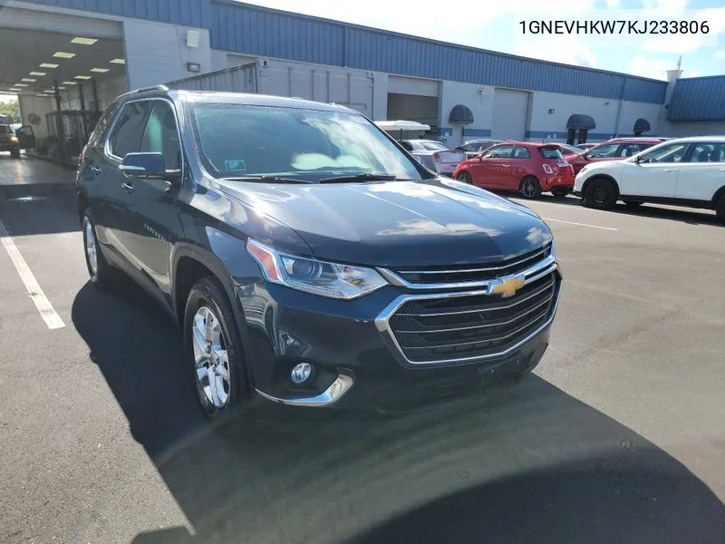 2019 Chevrolet Traverse Lt VIN: 1GNEVHKW7KJ233806 Lot: 40363465